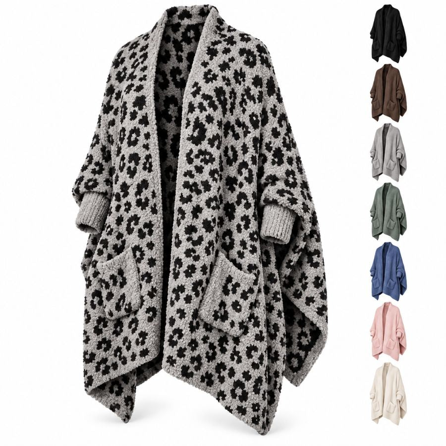 Plush Hooded Wearable Blanket
