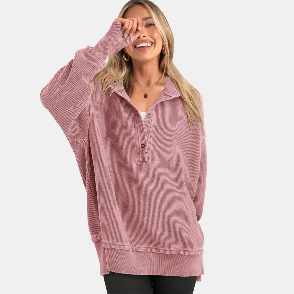 Oversized Button Up Hoodie
